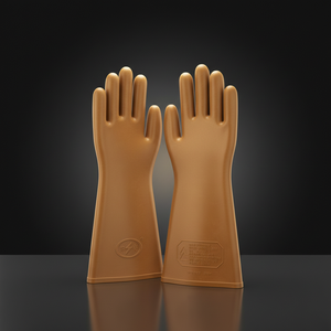 Gants isolants WYCM WYCX051 5kV pour travaux sous tension (caoutchouc <span class=keywords><strong>classe</strong></span> <span class=keywords><strong>0</strong></span>) épaisseur <span class=keywords><strong>0</strong></span>,8 mm longueur 41 cm résistants à l'usure antichoc 380V basse tension - Product Image 4
