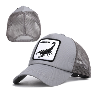 De moda de malla gorra de béisbol Unisex escorpión tapas las mujeres y los hombres del casquillo - Product Image 4