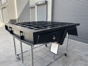 <span class=keywords><strong>Plateau</strong></span> UTE en aluminium noir avec boîte à outils et garde-boue pour camionnette Ford Ranger/Toyota Hilux/ <span class=keywords><strong>Isuzu</strong></span> D-Max - Product Image 4