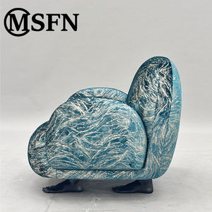 Masimobilya marka benzersiz Chic yaratıcı rahat yemek sandalyesi katı ahşap çerçeve yüksek elastik sünger cam elyaf takviyeli özel - Product Image 3