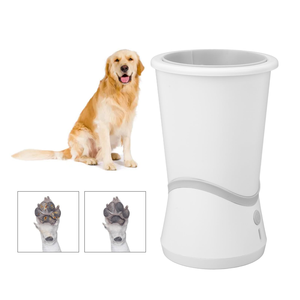 ถ้วยล้างเท้าสัตว์เลี้ยงอัตโนมัติ ถ้วยล้างเท้าไฟฟ้าสำหรับแมวและสุนัข - Product Image 1