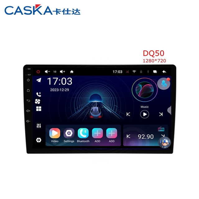 New Solution 8581 Dual Amplifier Android 10 2K Dashboard GPS DSP OBD2 RGB Car Multimedia Player Remote Control Mirror Link TPMS