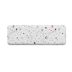 Alfombrilla de jabón impresa con diseño de tierra diatomeas, rectangular, absorbente, antideslizante, para uso doméstico, número de pieza B002 - Product Image 1