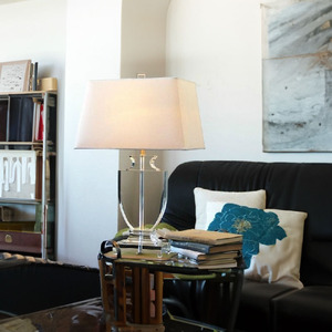 Đèn bàn pha lê sang trọng kiểu Mỹ, đèn ngủ phòng ngủ, đèn đọc sách văn phòng, đèn trang trí pha lê trong suốt cho khách sạn - Product Image 3