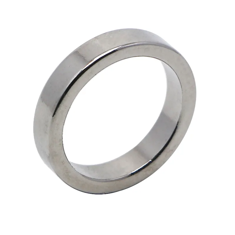Customized rare earth magnet thin ring neodymium magnet Ultra thin N52 big ring powerful permanent magnets