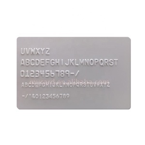 80 Ký Tự Canada Hướng Dẫn Sử Dụng Nhựa PVC Thẻ Embosser Cho Stamping Máy - Product Image 5