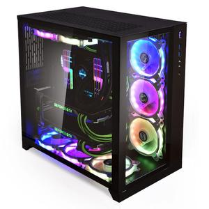 Boîtier PC Gaming Full Tower Lian Li O11D <span class=keywords><strong>EVO</strong></span> RGB avec double bande lumineuse ARGB, rangée de refroidissement 420 au dessus et 10 positions de ventilateurs - Product Image 2