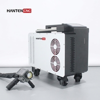 Machine de nettoyage au laser pulsé 300W pour enlever la rouille, la peinture, l'oxyde, le moisissure sur le bois et la pierre, et nettoyer les graffitis