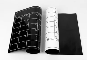 Tableau blanc magnétique pliable haute brillance, organisateur, feuille de tableau avec effaceurs et tailles personnalisées - Product Image 3