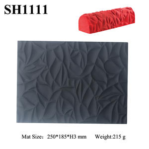 Moule à mousse en silicone pour le corps Rouleau de mousse Tapis texturé suisse Outils de pâtisserie Moules à gâteaux en silicone - Product Image 4