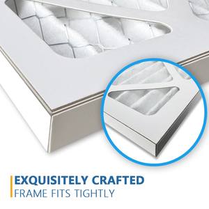 Filtro de Aire para HVAC con Marco de Cartón de 16x25x1 G4 Eu4 Merv 7 8 Merv 13, Filtros Plegados para Sistemas de Aire Acondicionado y Calefacción - Product Image 2