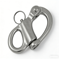 Matériel de rigging en acier inoxydable 304, manille à mousqueton fixe pour bracelet et voilier