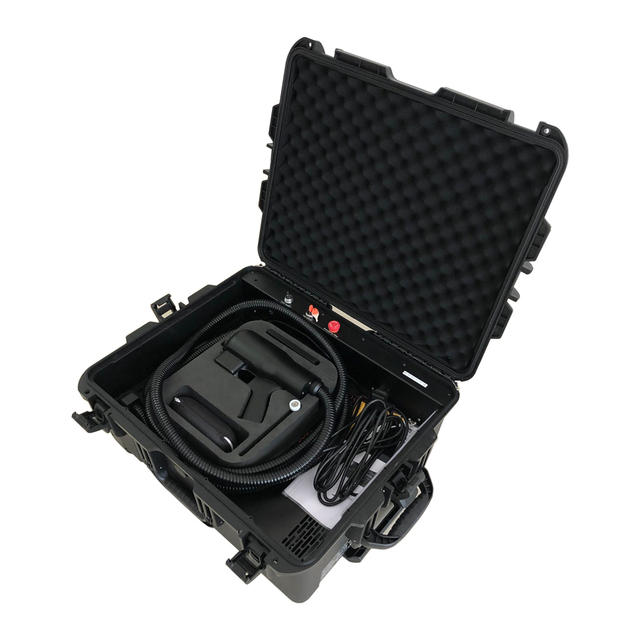 Mini 100w Handheld Portable 200w Pulse Fiber Lazer Cleaning Rust Removal Tool Gun Steel Aluminum Laser Paint Removal Machine