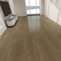 Plancher en vinyle rigide SPC à clipsage étanche pour la décoration intérieure des hôtels et résidences