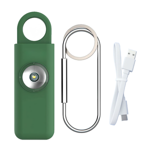 Llavero de <span class=keywords><strong>alarma</strong></span> de seguridad personal OEM de autodefensa de recarga de 130db con linterna <span class=keywords><strong>alarma</strong></span> personal de emergencia antiviolación - Product Image 1