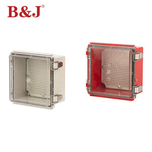 Caja de Conexiones B&J BJ-HT-1515W/<span class=keywords><strong>PL</strong></span> IP66, Carcasa de ABS, Cierre de Acero Inoxidable, Tapa con Bisagras, Resistente a Químicos y Aceite, -40 a 80 - Product Image 6