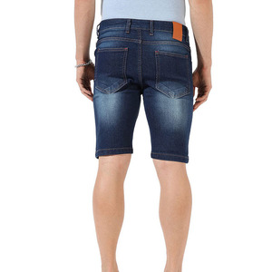 Shorts en jean pour hommes, couleur unie, coupe moderne, confortables, respirants, service OEM, shorts en jean décontractés pour l'été - Product Image 2