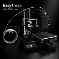 Mini imprimante 3D FDM de bureau à cadre ouvert avec plateau magnétique USB TF pour débutants STEM