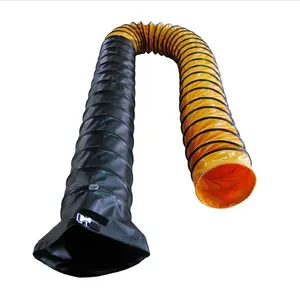 Heat Resisting Flexible Hose Ducting Hose Flexible Duct Hvac mobile Air Heater Fire Resistant Combined Flexible Duct For Heater