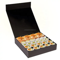 Boîte en carton personnalisée XIANGYI pour la livraison de nourriture, boîte à sushi, emballage alimentaire avec aimant