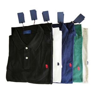 Polo de Algodón de Alta Calidad para Hombre al por Mayor con Logotipo Bordado Personalizado Patrón Sólido Ropa de Trabajo Tejida Polo para Hombre - Product Image 1