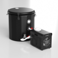 Bain de glace contrôlé par Wifi avec refroidisseur et filtre pour la santé 1/3HP Refroidisseurs d'eau et bac de plongée froide