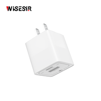 Chargeur double port WISESIR 33W GaN PD PPS 20V 1.5A USB-C & USB-A avec protection OTP pour /