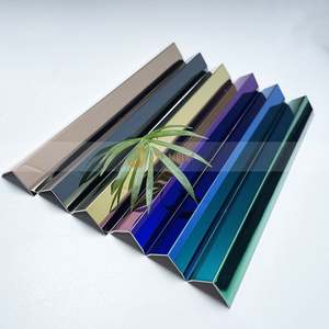 JYFMETAL LL142 Polished Stainless Steel Contemporary Decorative <b>Corner</b> Profile Trims L Angle Wall <b>Corner</b> Guard Apartment - Product Image 1