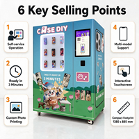 Yunyin Unbemannte Smartphone-Hüllen-Druckmaschine mit Verkaufsautomat für DIY-Individualdruck in Einkaufszentren, Kinos und Touristenattraktionen