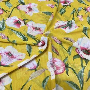 100% <span class=keywords><strong>Polyester</strong></span> dệt voan in Spandex cắt vải tùy chỉnh thiết kế thấp moq in Vải <span class=keywords><strong>Polyester</strong></span> - Product Image 6