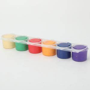 15ml 6 Couleur Lavable Non Toxique <span class=keywords><strong>Gouache</strong></span> Peinture Ensemble avec Pinceau Aquarelle pour DIY Peinture sur Verre Papier et Toile - Product Image 2