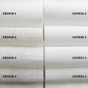 Tissu de rideau en <span class=keywords><strong>organza</strong></span> plissé moderne, vendu <span class=keywords><strong>au</strong></span> mètre, pour draperies de fenêtre contemporaines - Product Image 5