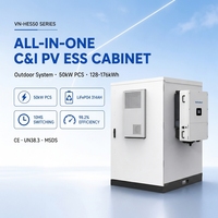 Système d'énergie solaire tout-en-un LiFePO4 50KW 176KWH 200kWh hors réseau/sur réseau pour les secteurs commercial et industriel