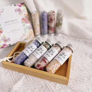 <span class=keywords><strong>Sel</strong></span> de <span class=keywords><strong>Bain</strong></span> Cristallin Rose de l'Himalaya Bio Végétalien Relaxant, Marque Privée OEM, Infusé au Charbon, aux Herbes et aux Fleurs - Product Image 3