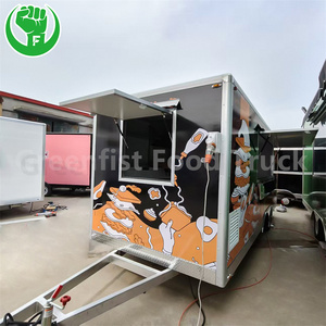 Remolque móvil para hamburguesas, puede hacer logotipos, puede vender hamburguesas y pizzas - Product Image 2