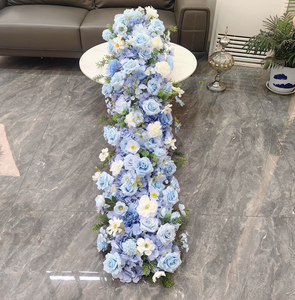 <span class=keywords><strong>Guirlande</strong></span> de roses en fausse soie et plastique avec couleurs personnalisables pour la décoration de mariages et d'événements - Product Image 2