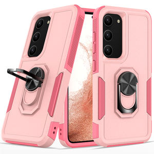 Accessoires pour <span class=keywords><strong>téléphone</strong></span> portable en plastique PC et TPU coloré, <span class=keywords><strong>coque</strong></span> de <span class=keywords><strong>téléphone</strong></span> avec anneau pour <span class=keywords><strong>Samsung</strong></span> Galaxy S23 Plus - Product Image 4