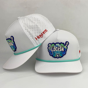 Mũ bóng chày, mũ golf chất lượng cao, chống thấm nước, có lỗ đục laser tùy chỉnh, làm từ chất liệu PVC cao su, dùng cho biểu diễn ngoài trời - Product Image 2