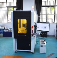 Nouvelle machine de marquage laser UV 3D TXT LASER 3W-15W pour tubes en TPU et PTFE, modèle de table fermé avec haute sécurité