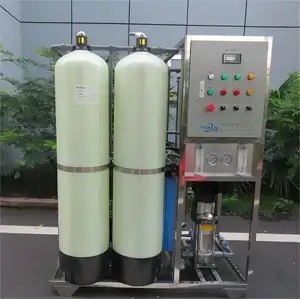 Barato RO 1 tonelada ósmosis inversa Tratamiento de Agua purificada 1000L/H máquina de agua pura industrial Equipo de agua potable directa