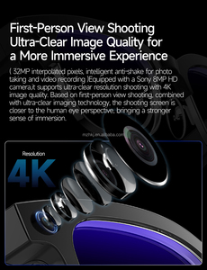 แว่นตาอัจฉริยะ Homirn W630 AI ถ่ายภาพ วิดีโอ 800 ล้านพิกเซล บันทึกเสียงสนทนา แปลภาษา DouBao ChatGPT <span class=keywords><strong>สนทนา</strong></span>อัตโนมัติ ควบคุมด้วยปุ่มสัมผัส - Product Image 5