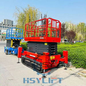 CE gunting listrik hidrolik, <span class=keywords><strong>Platform</strong></span> angkat gunting Semi otomatis 6M 8M 12 meter baterai udara kerja <span class=keywords><strong>Platform</strong></span> - Product Image 3