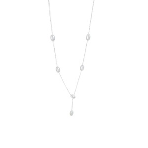 Exquisite S925 Pure <b>Silver</b> Korean INS Landscape <b>Pearl</b> <b>Necklace</b> Y01414 Niche Light Luxury Design with Niche Light Luxury Design - Product Image 5