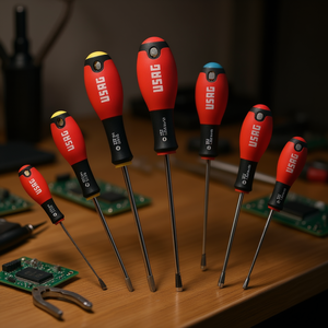 Jeu de tournevis à pointe magnétique de précision, 6 pièces, pour la réparation électronique - Product Image 3