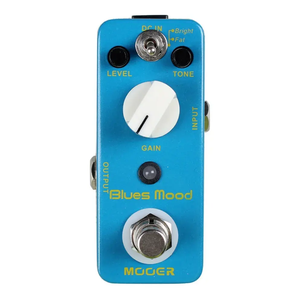 Mooer MBD2 Blues Mood Overdrive Blues Estilo 2 Modos True Bypass Full Metal Shell Pedal de Efeito Guitarra