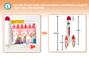 DIY STEM KIT éducatif Le kit de lanceur de bouteille de fusée original lance un <span class=keywords><strong>cadeau</strong></span> éducatif amusant pour les enfants et les adolescents - Product Image 5