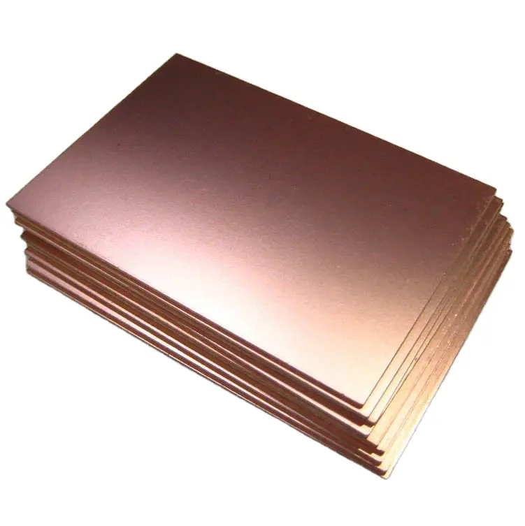 support customization 1inch plate copper sheet gold plated different size