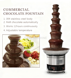 Fontaine à <span class=keywords><strong>chocolat</strong></span> <span class=keywords><strong>professionnelle</strong></span> pour usage commercial, <span class=keywords><strong>machine</strong></span> en acier inoxydable pour les fêtes, les buffets et la restauration - Product Image 6