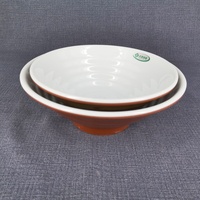 Bol à ramen japonais en mélamine durable, écologique, personnalisé, grand format, empilable, passe au lave-vaisselle, non toxique, pour soupes et plats.
