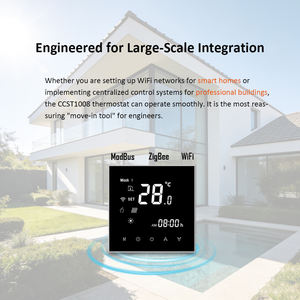 <span class=keywords><strong>Thermostat</strong></span> de <span class=keywords><strong>chauffage</strong></span> au sol électrique moderne intelligent numérique WIFI sans fil pour appartement - Product Image 3